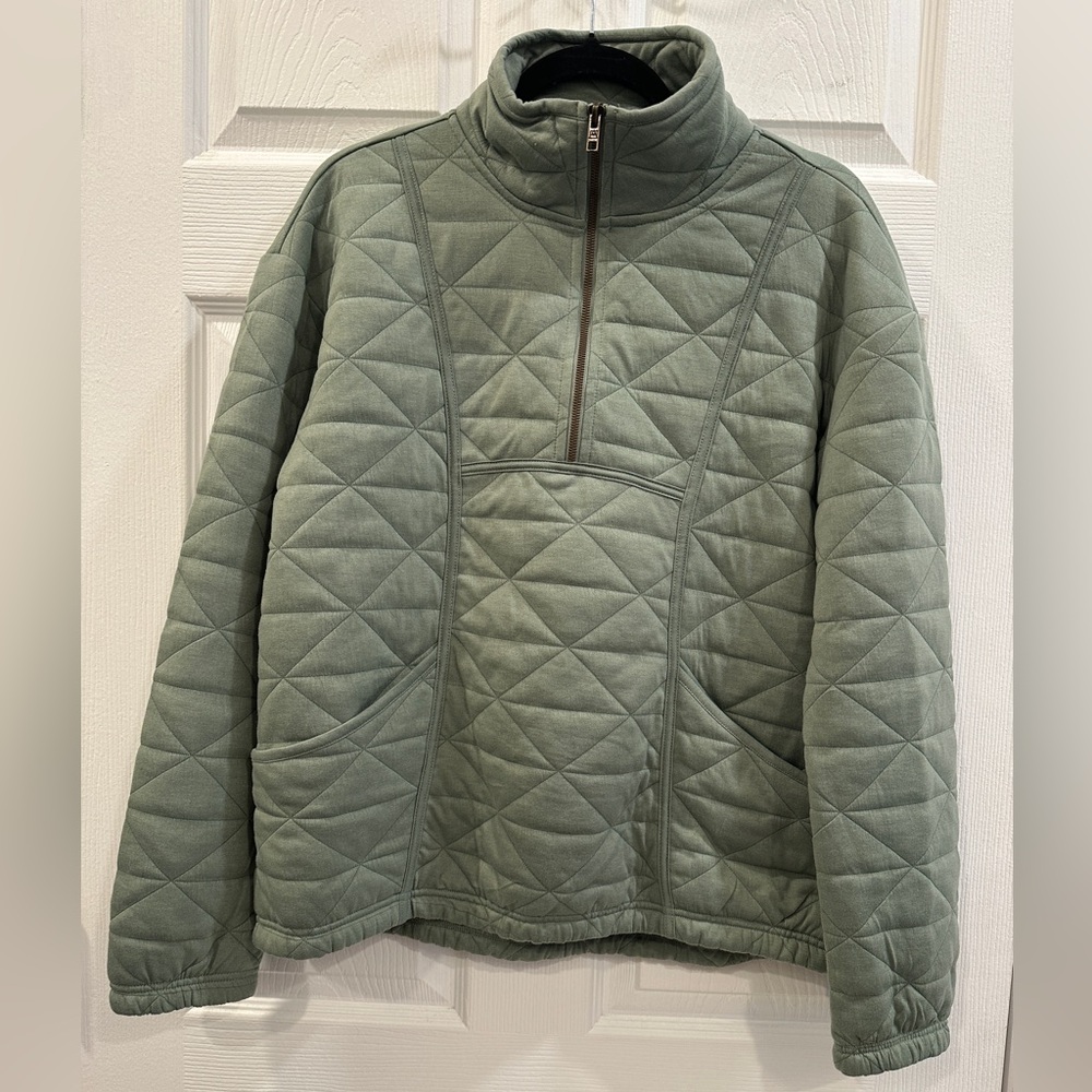 Avalanche Women's Quilted Green Sweater